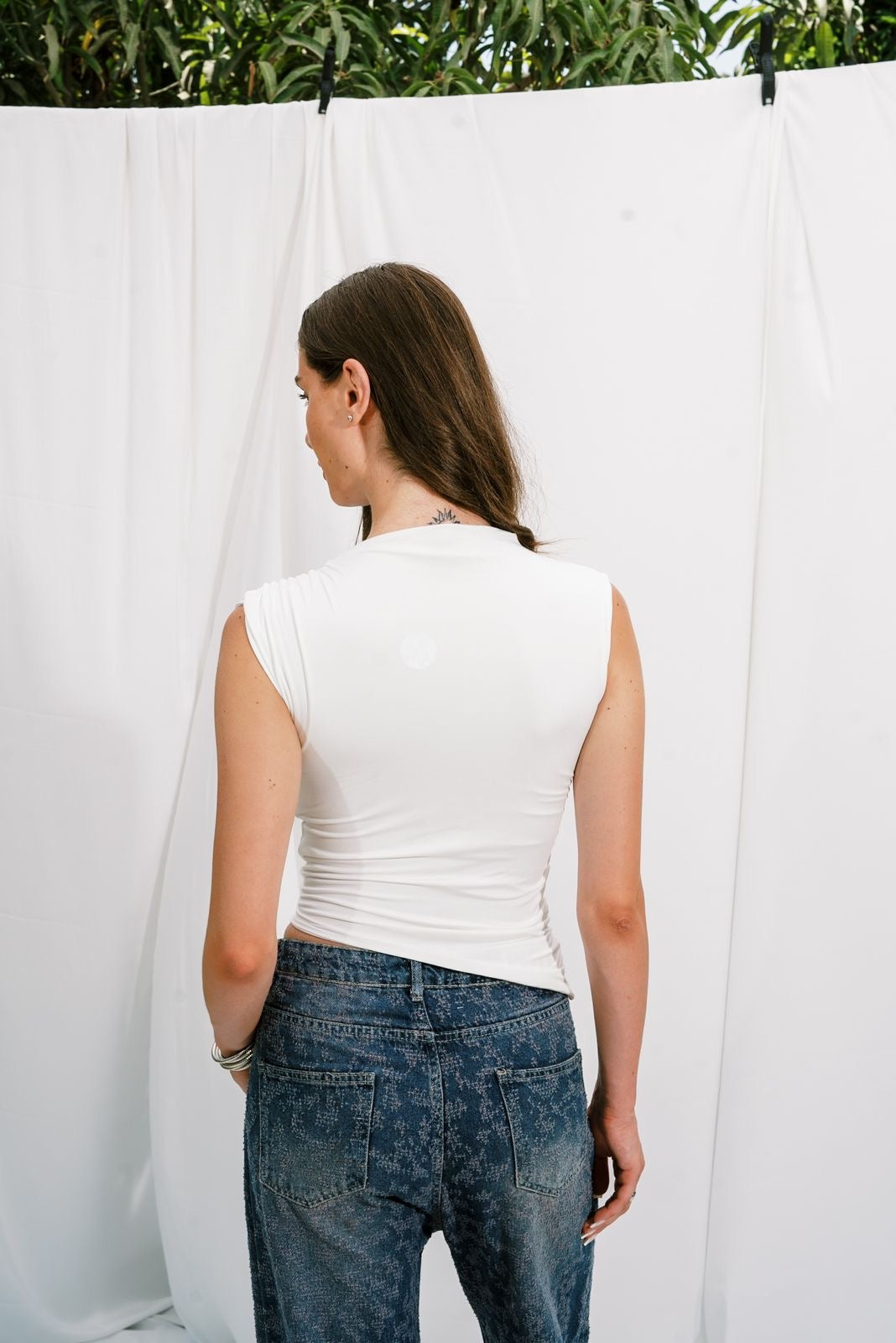 Everyday Asymmetrical Top – White
