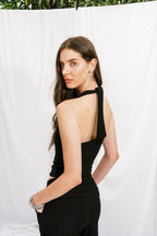 LAJJ V-TOP IN BLACK