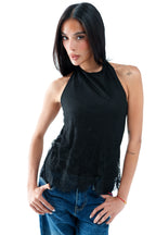 Angel Lace Top - Black