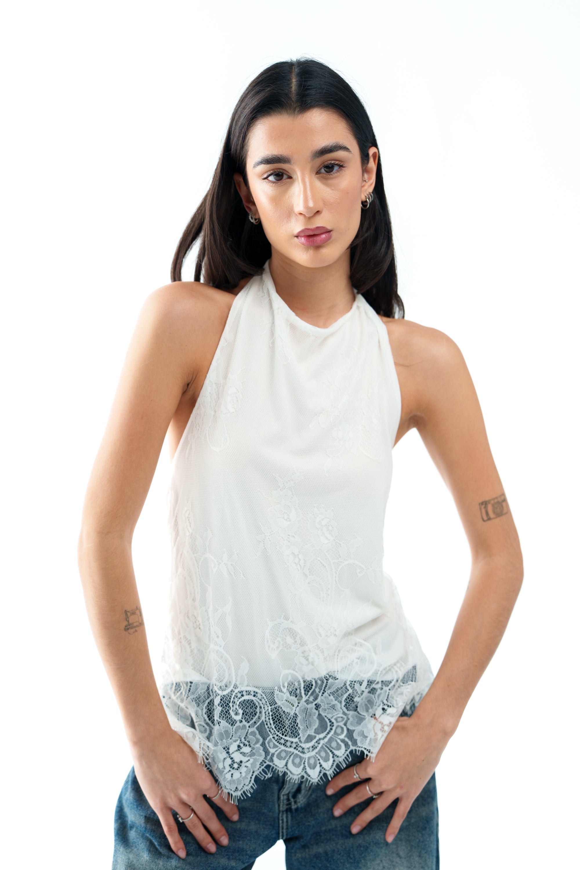 Angel Lace Top - White