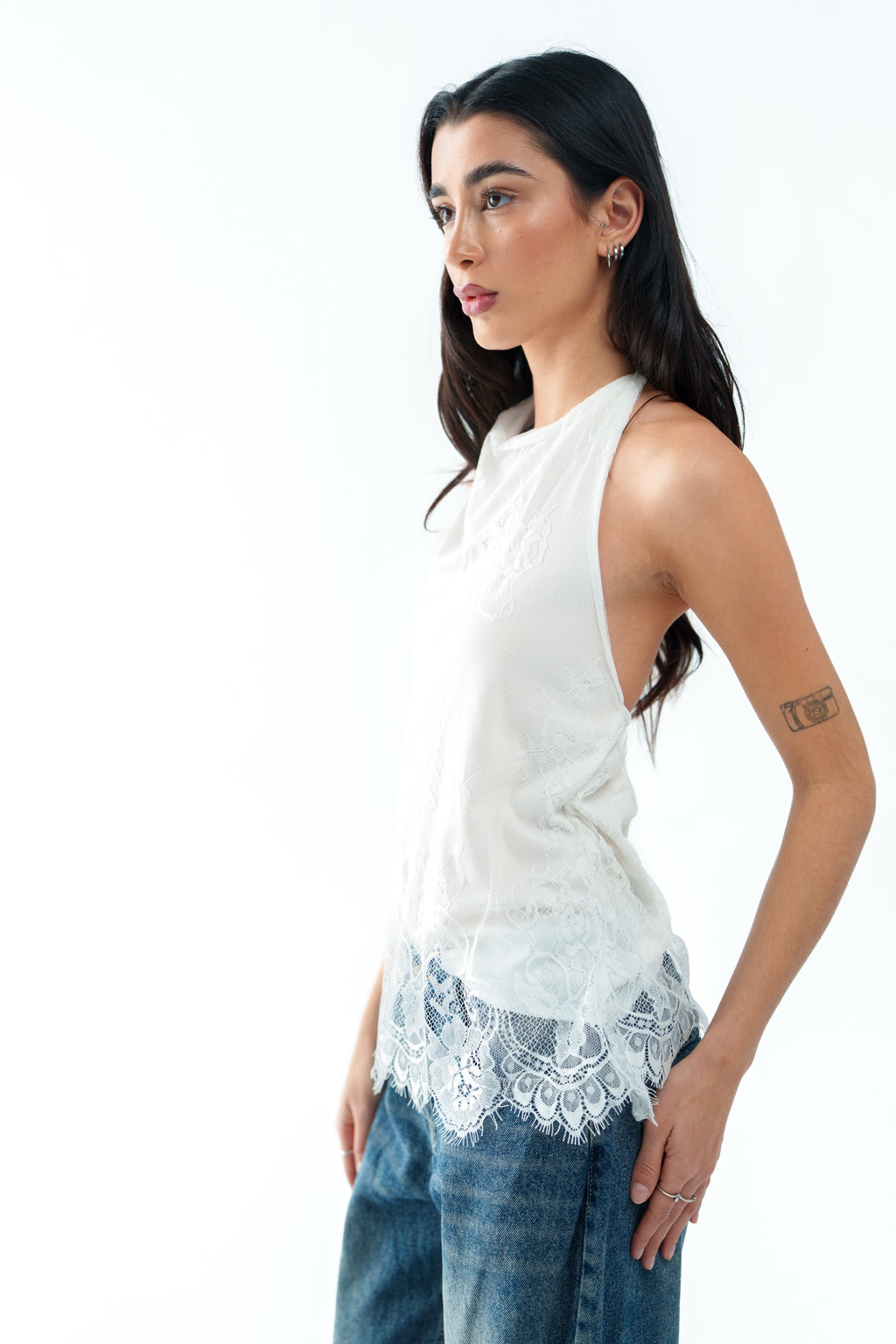 Angel Lace Top - White