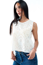 The Cloud Cotton Top - White