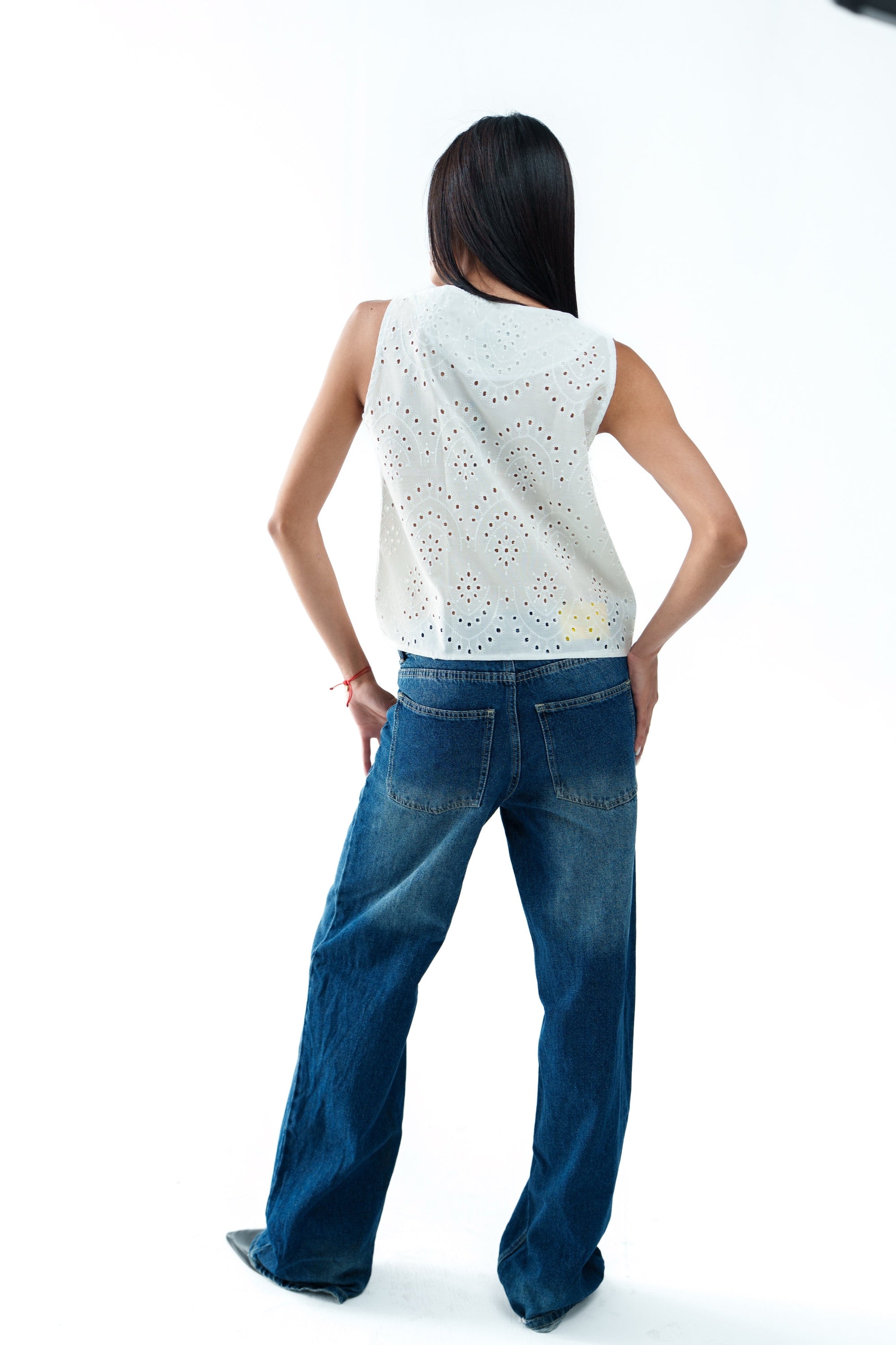 The Cloud Cotton Top - White