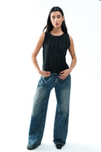 The Cloud Cotton Top - Black