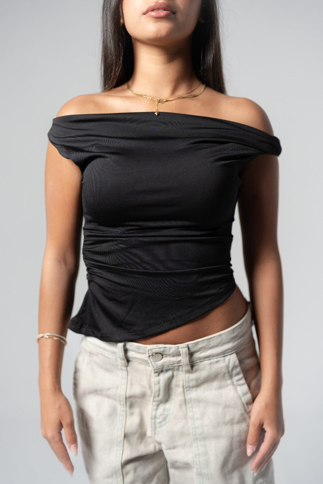 Lajj Top In Black